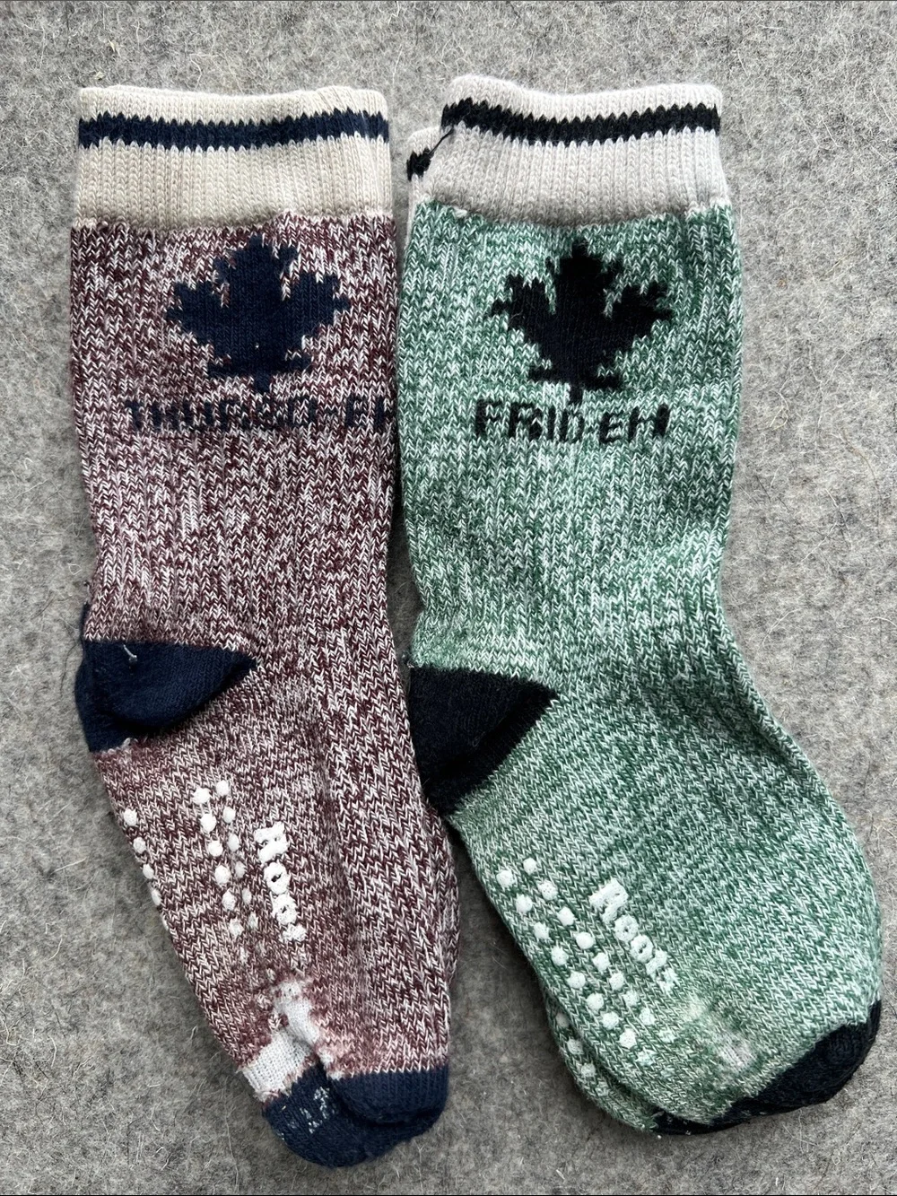 Roots toddler days of the week socks